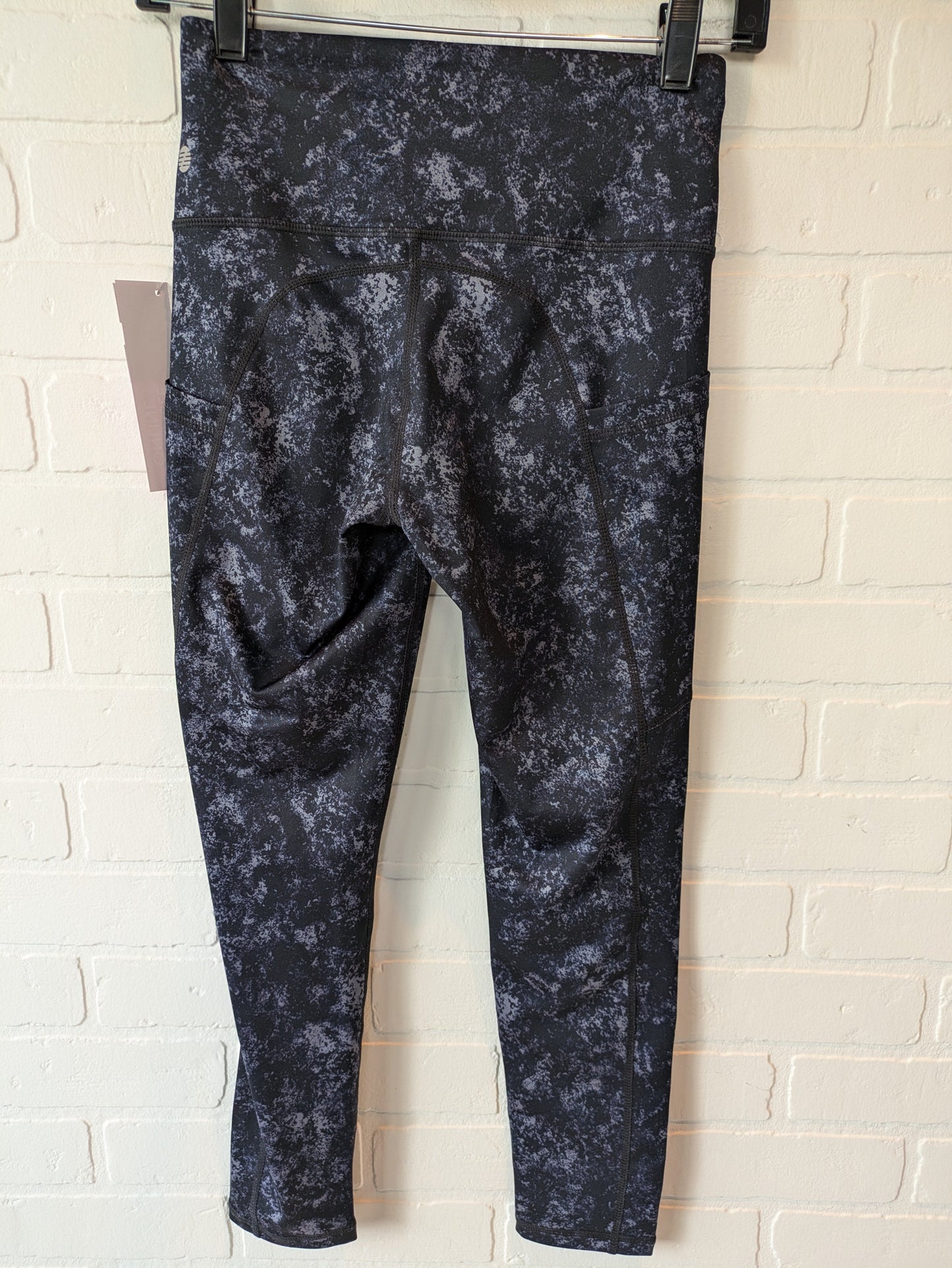 Athletic Leggings By Zella In Black & Blue, Size: 0