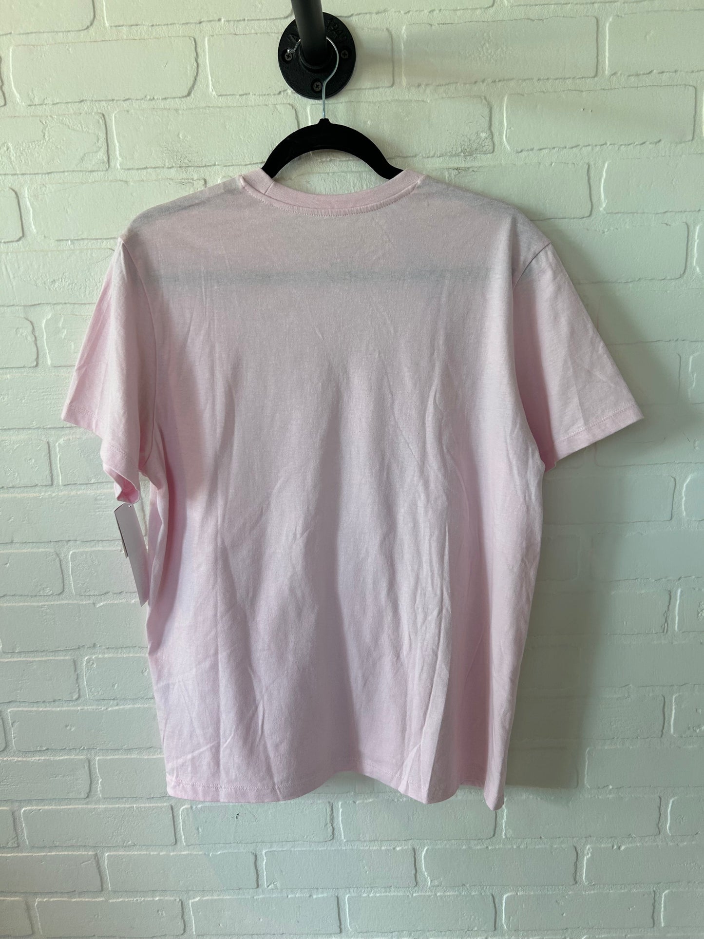 Athletic Top Short Sleeve By Adidas In Pink, Size: Xl