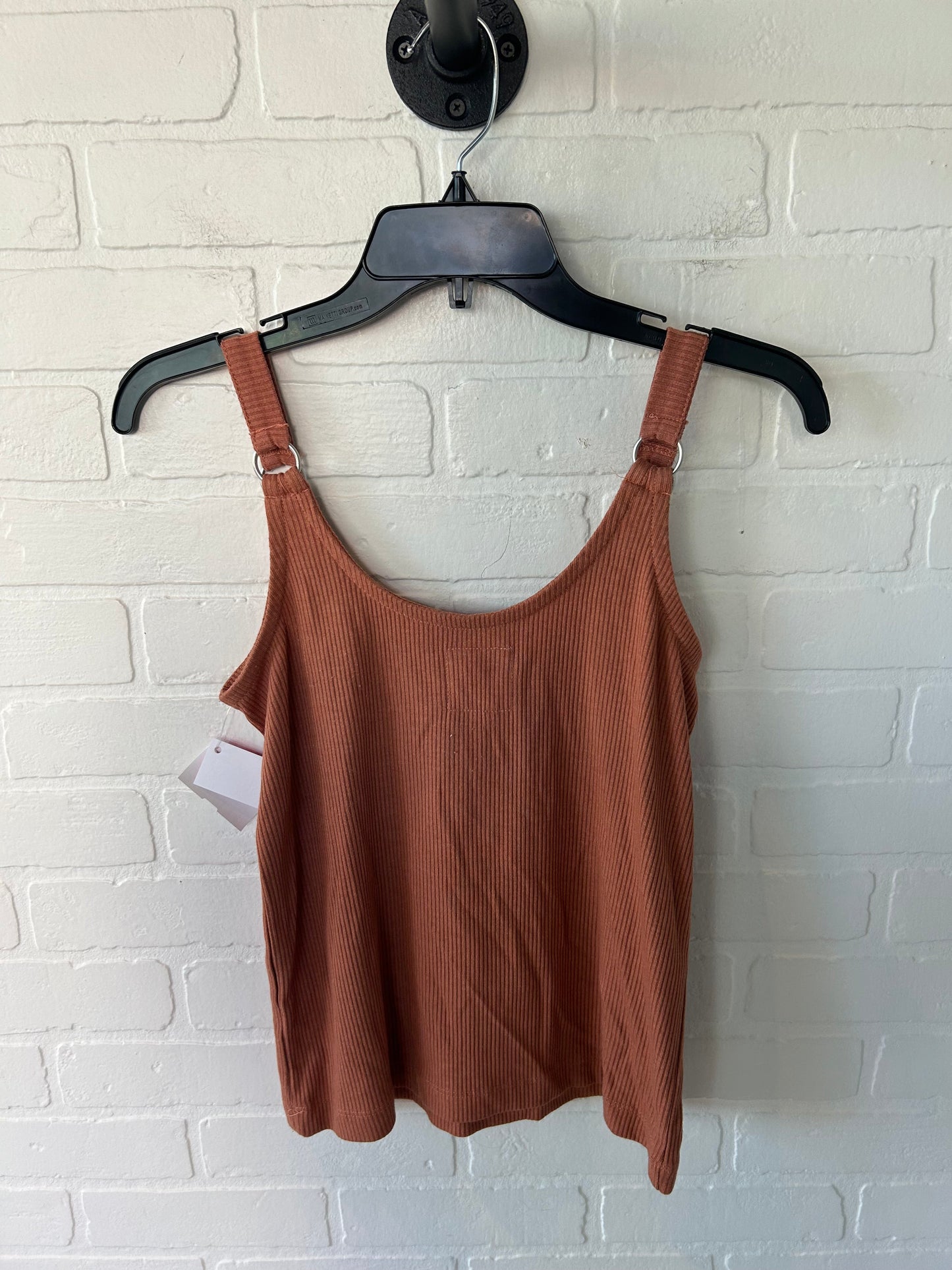 Top Sleeveless Basic By Chaser In Orange, Size: S