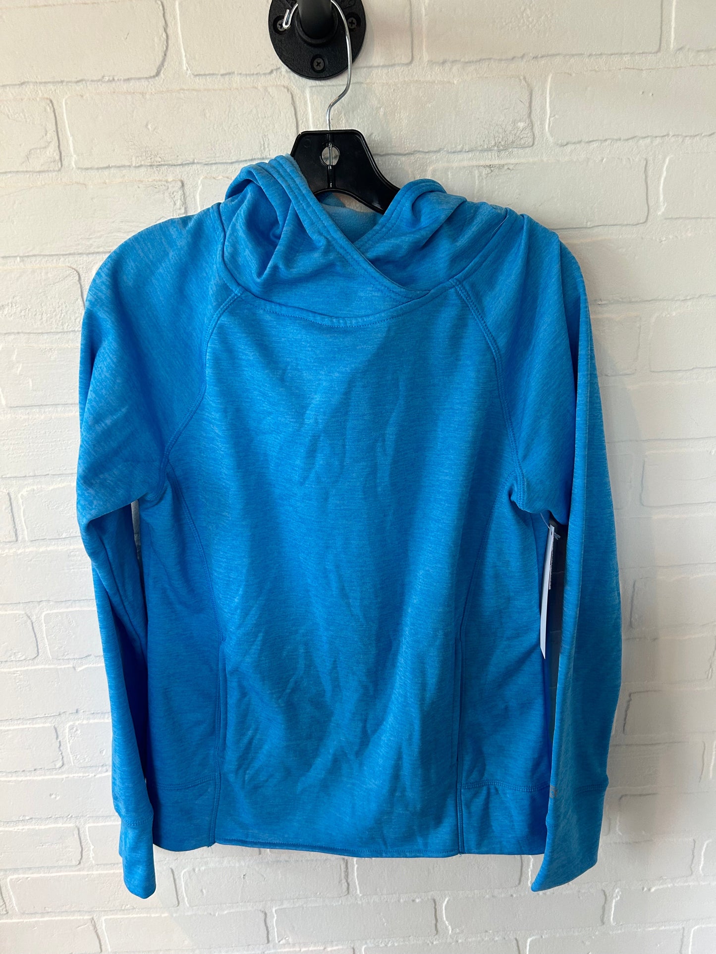 Athletic Sweatshirt Hoodie By Champion In Blue, Size: S