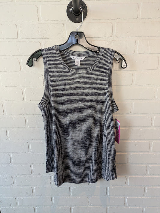 Athletic Tank Top By Athleta In Black & White, Size: Xs