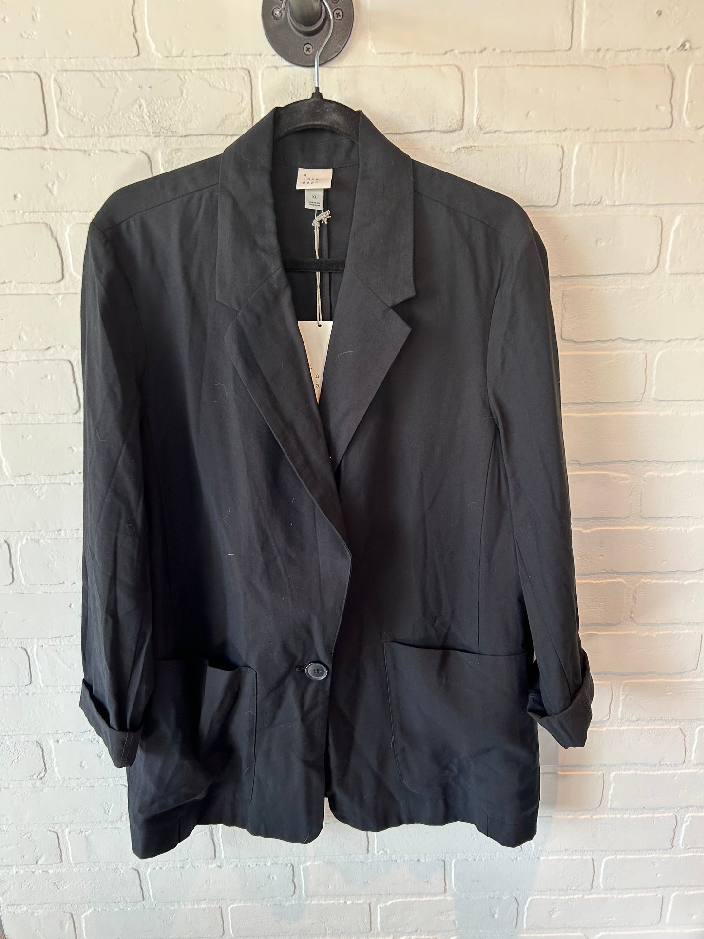 Blazer By A New Day In Black, Size: Xl