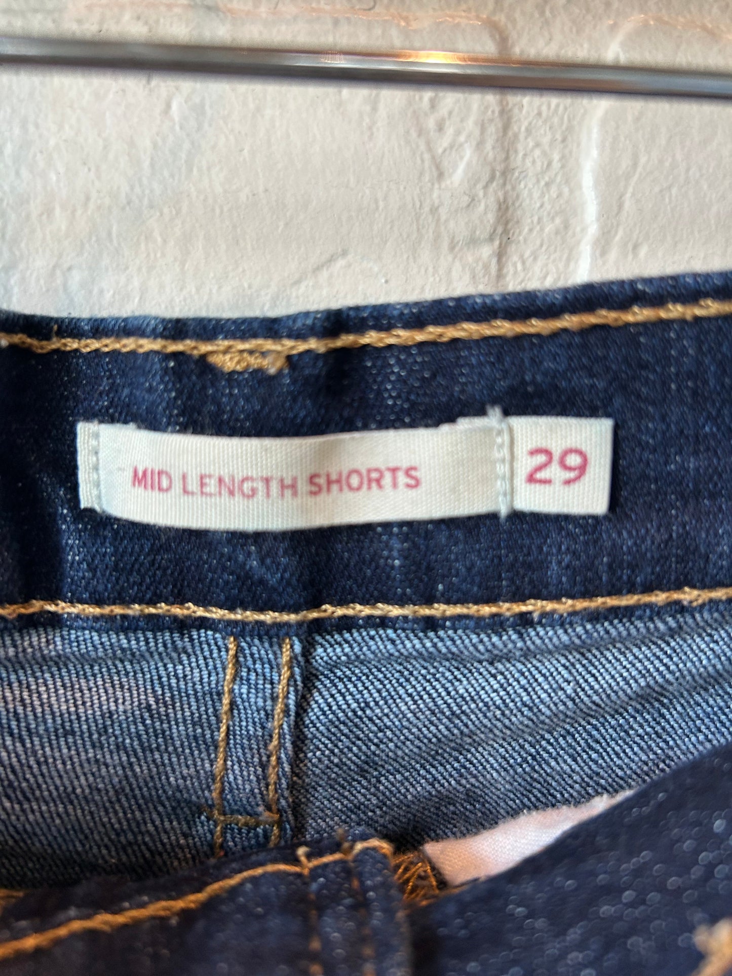 Shorts By Levis In Blue Denim, Size: 8