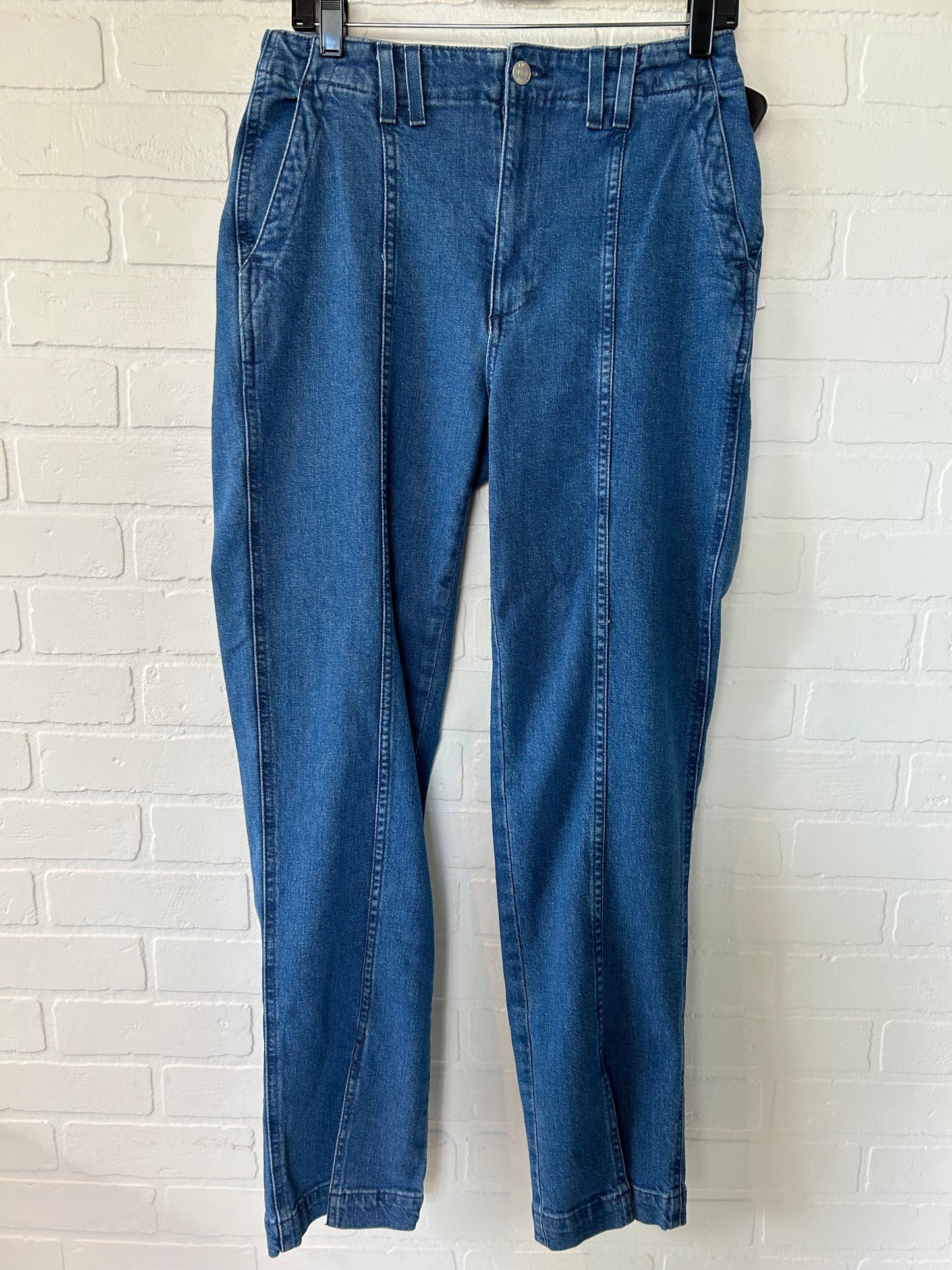 Jeans Straight By Madewell In Blue Denim, Size: 4