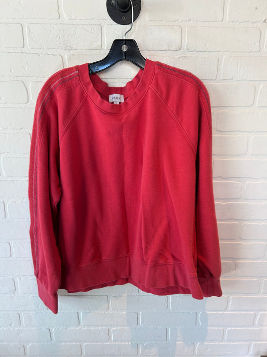 Sweatshirt Crewneck By Evereve In Red, Size: Xl