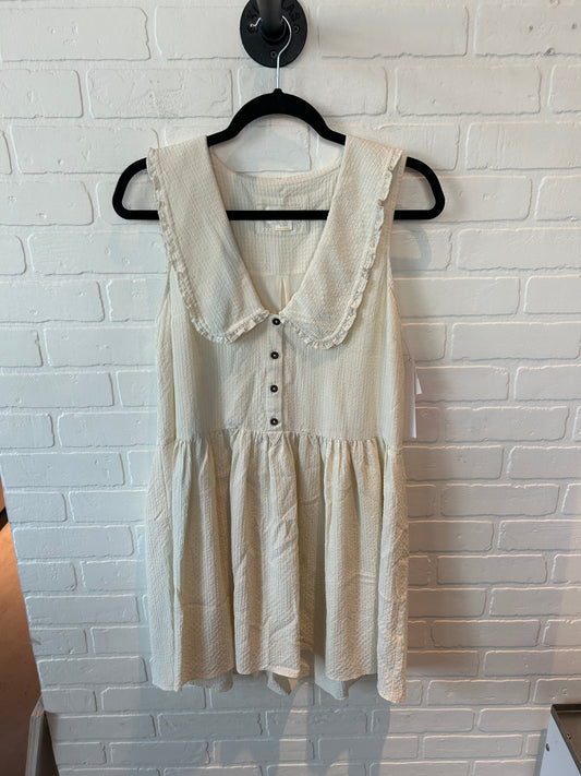 Dress Casual Short By Maeve In Cream, Size: M