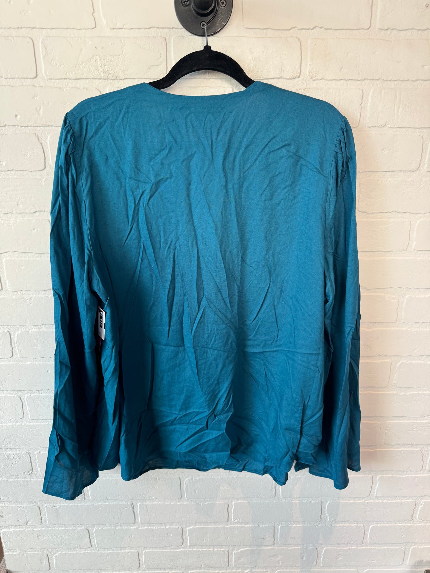 Top Long Sleeve By Jessica Simpson In Blue, Size: Xl