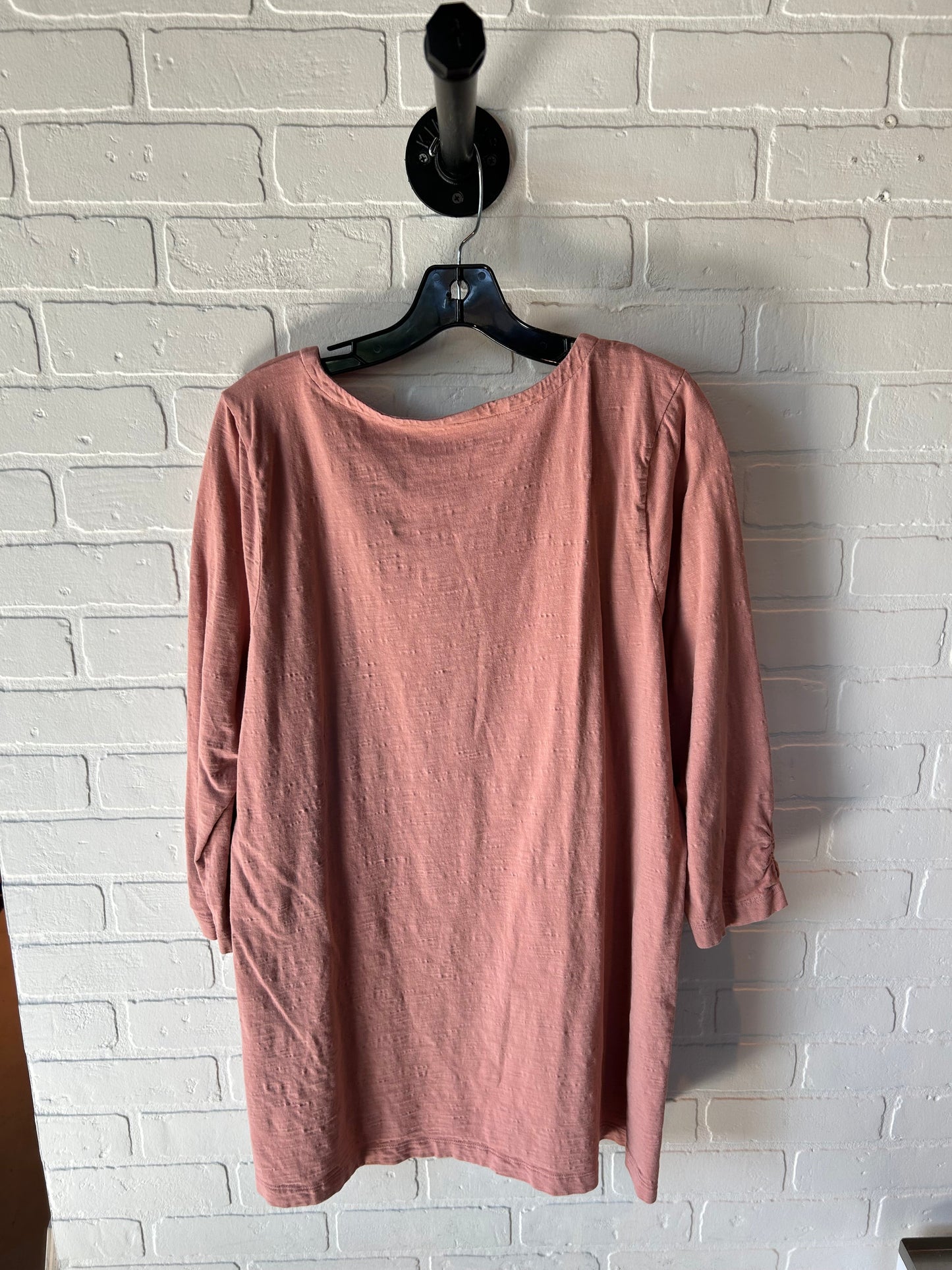 Top 3/4 Sleeve By Pure Jill In Peach, Size: Xl