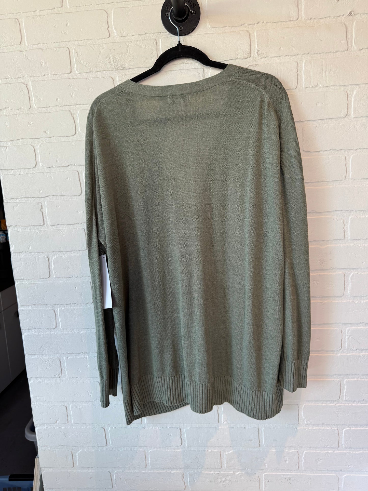 Sweater Cardigan By Nordstrom In Green, Size: 2x