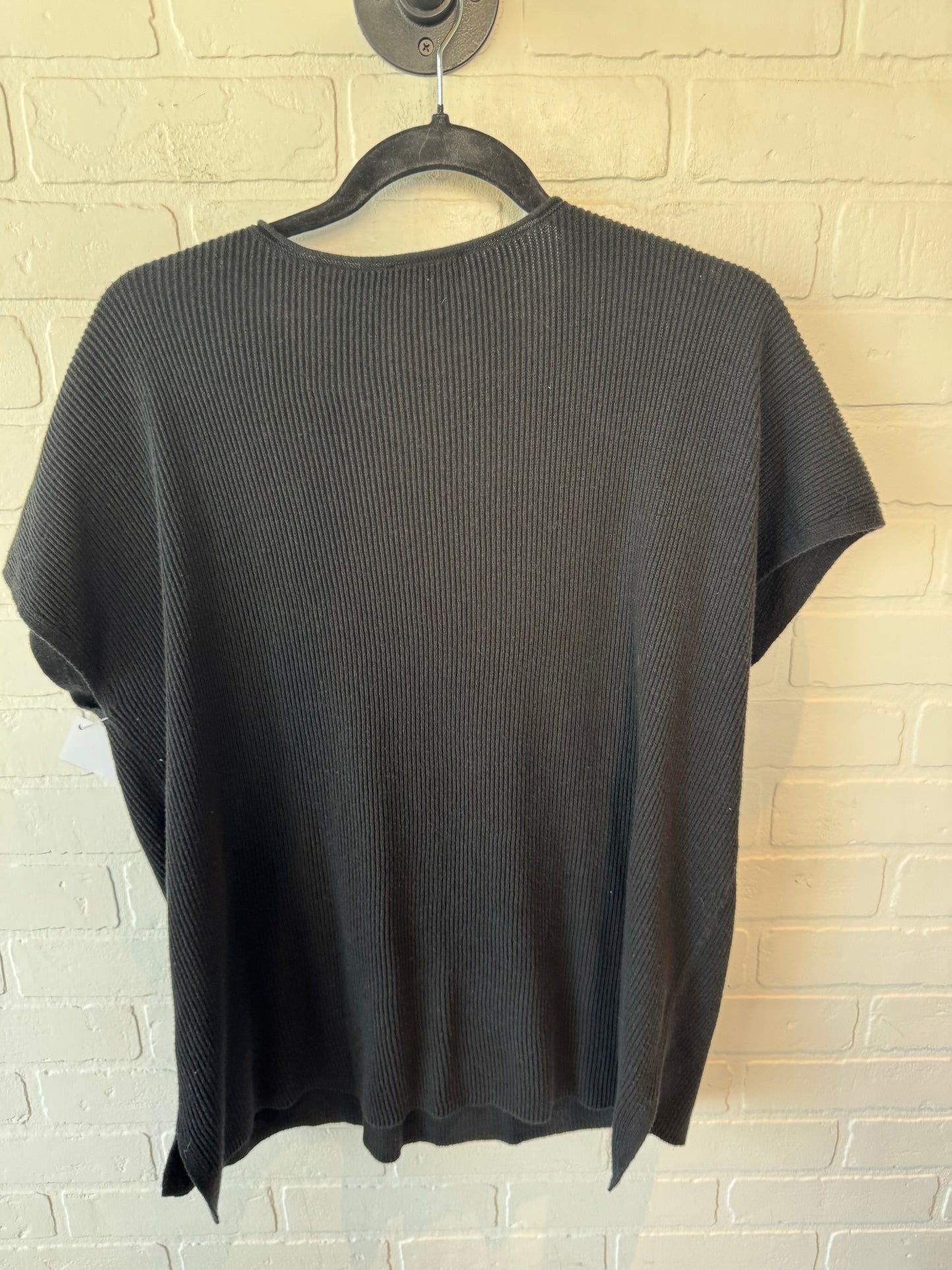 Sweater Short Sleeve By J. Jill In Black, Size: 2x