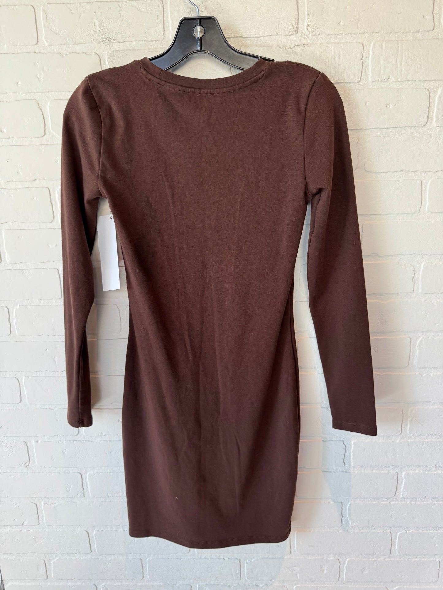 Dress Casual Short By Zara In Brown, Size: M