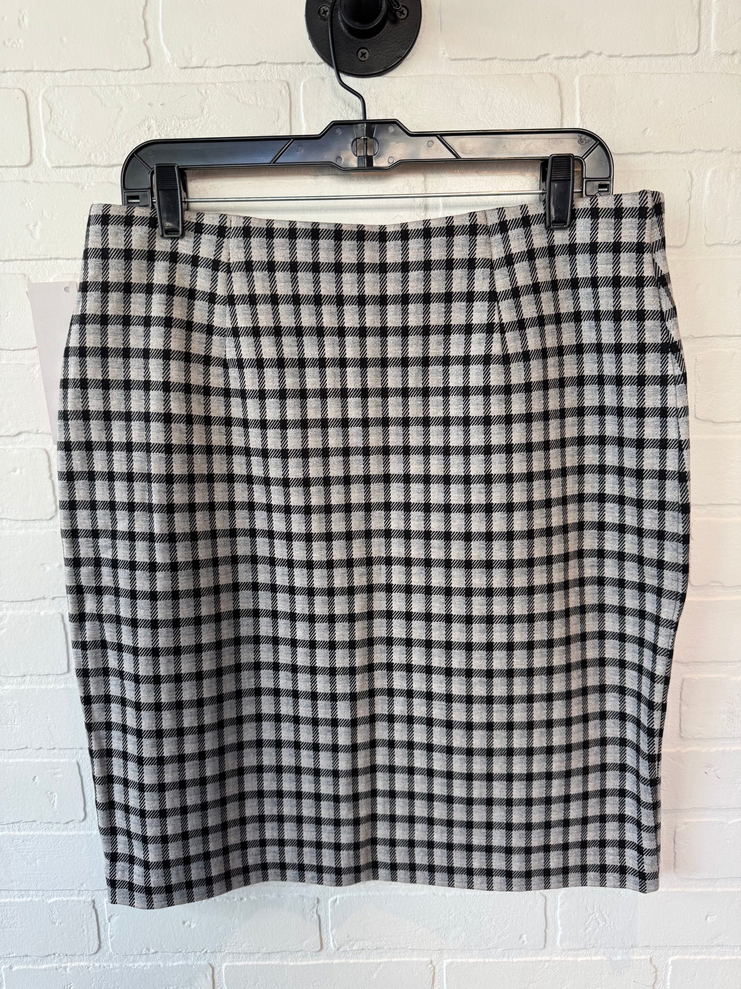 Skirt Mini & Short By J. Jill In Black & Grey, Size: 8