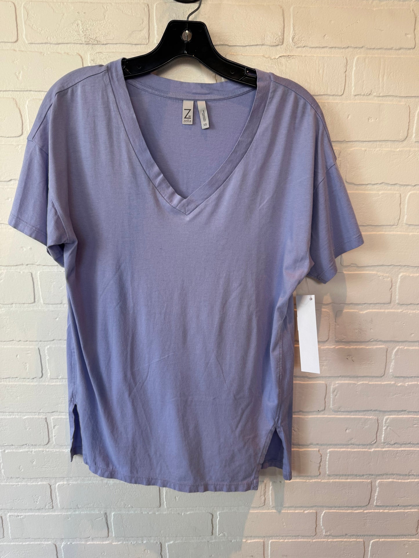 Athletic Top Short Sleeve By Zella In Purple, Size: Xs