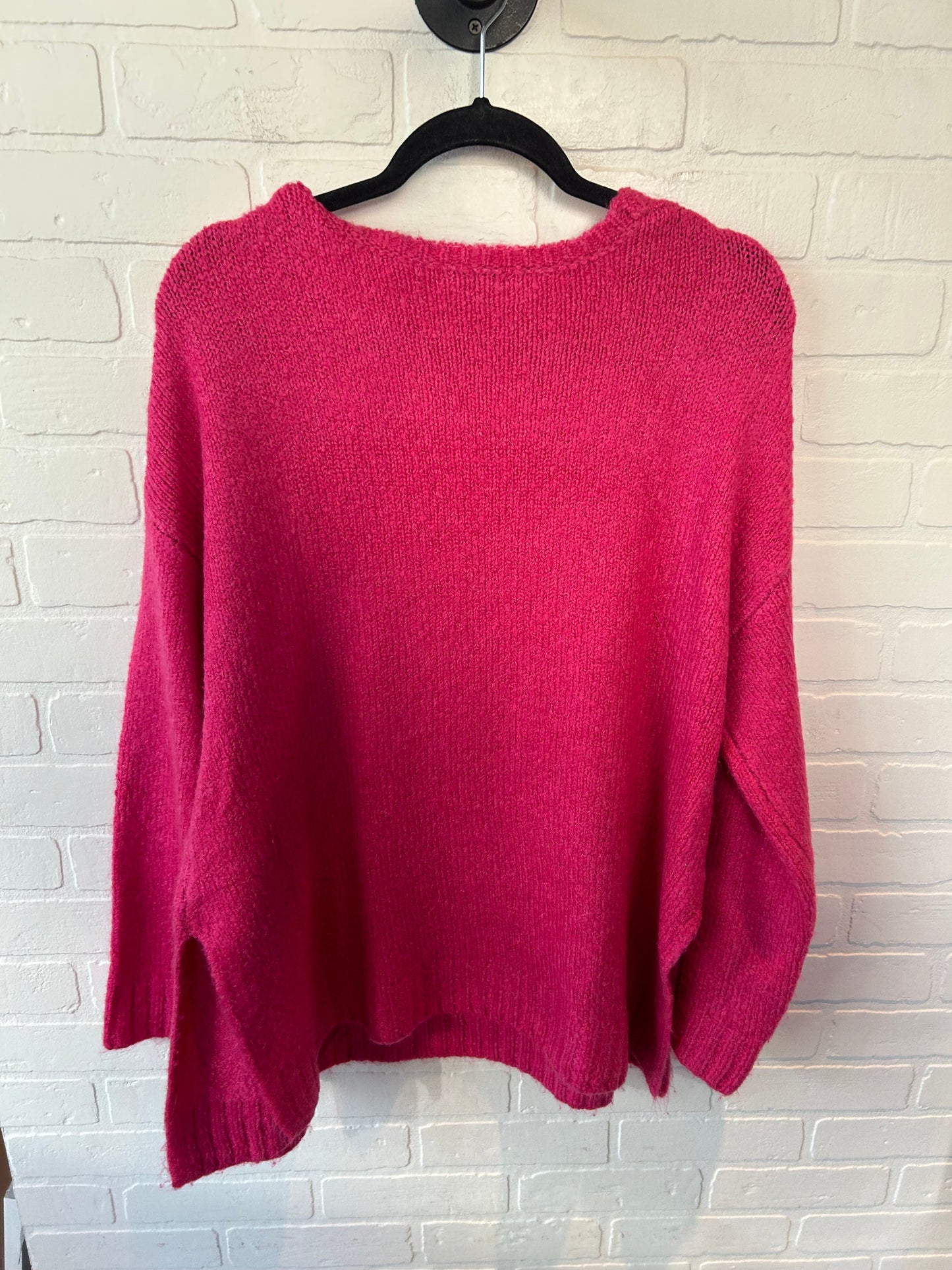 Sweater By Z Supply In Pink, Size: L