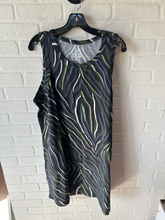 Nightgown By Secret Treasures In Black & Green, Size: 2x