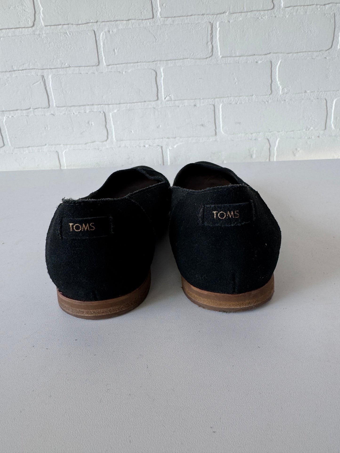 Shoes Flats By Toms In Black, Size: 7.5