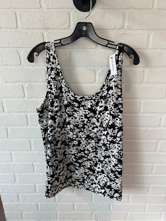 Top Sleeveless Basic By Lane Bryant In Black & White, Size: Xl