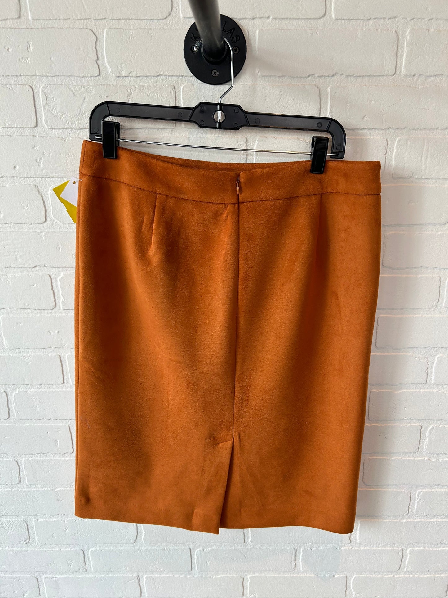 Skirt Midi By Ann Taylor In Orange, Size: 10