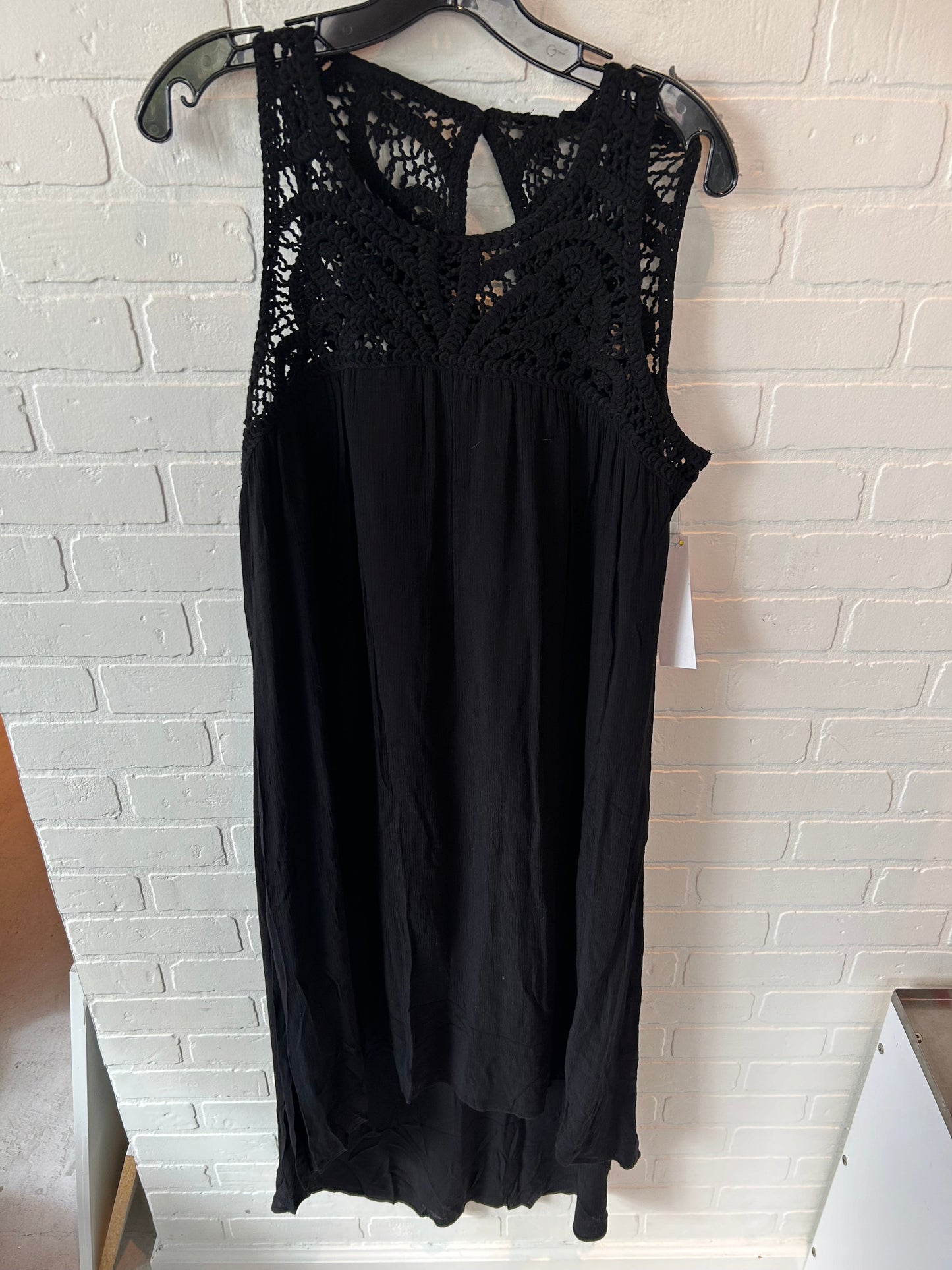 Dress Casual Maxi By Cable And Gauge In Black, Size: L