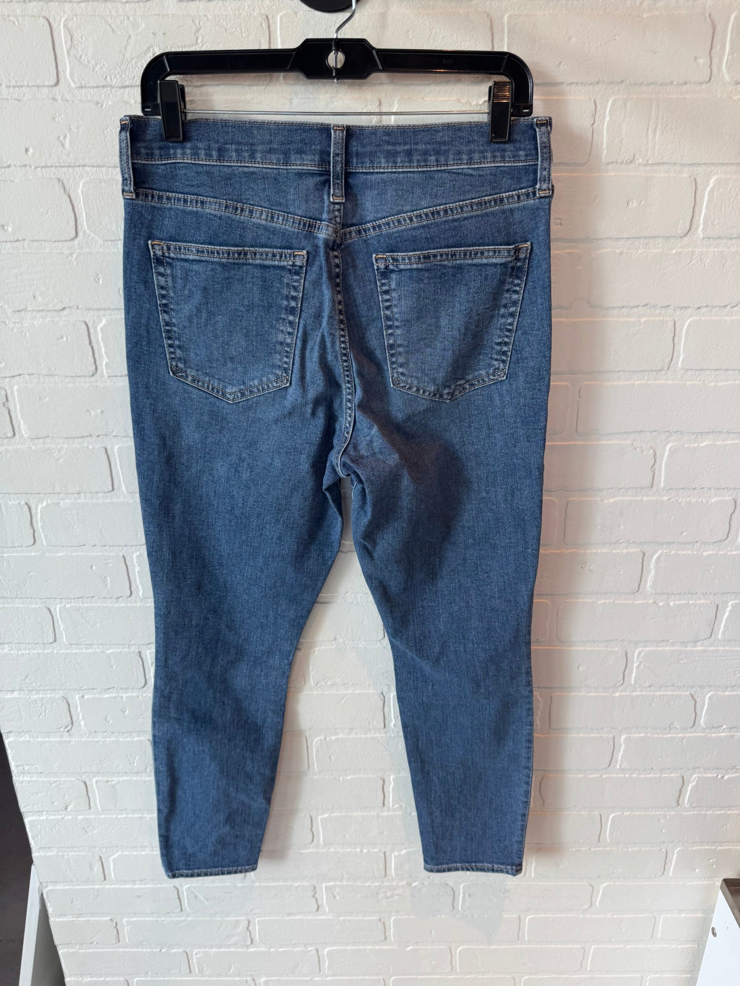 Jeans Skinny By Gap In Blue Denim, Size: 10