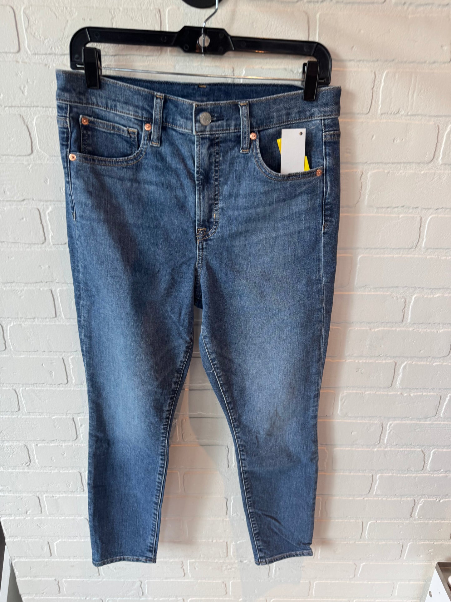 Jeans Skinny By Gap In Blue Denim, Size: 10