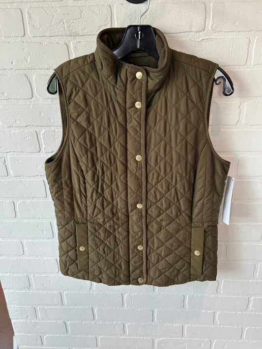 Vest Puffer & Quilted By Talbots In Green, Size: Mp