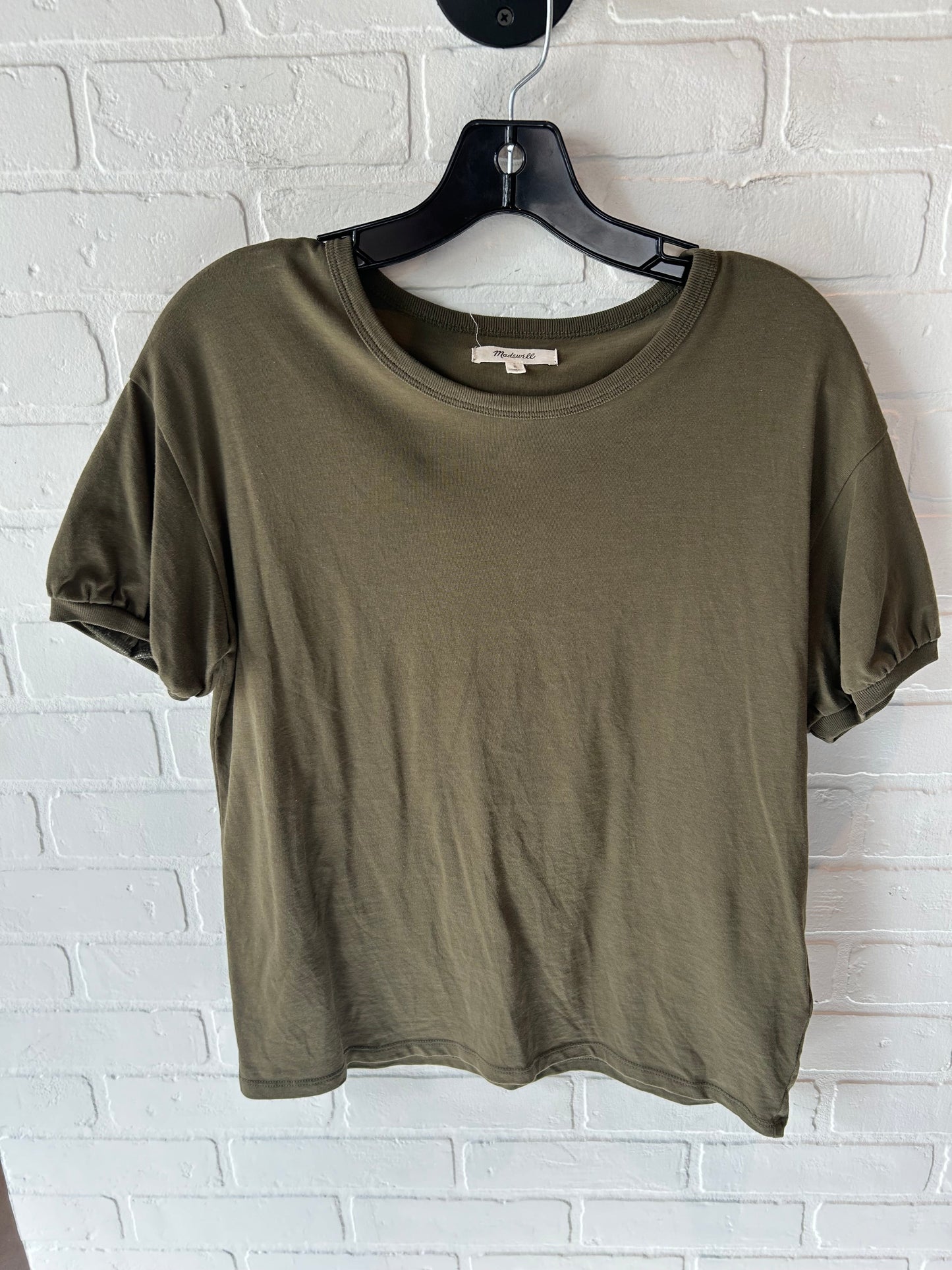 Top Short Sleeve By Madewell In Green, Size: S