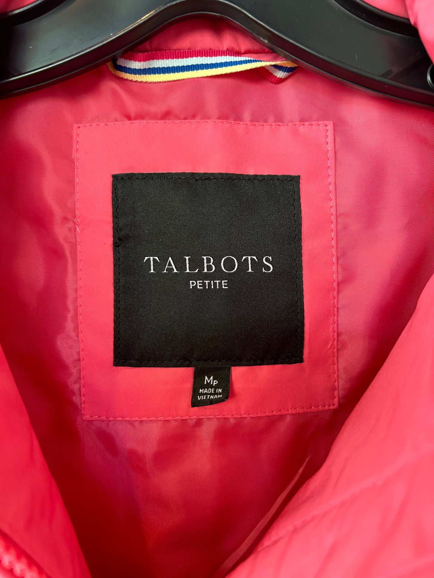 Vest Puffer & Quilted By Talbots In Pink, Size: Mp