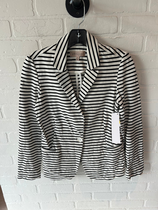 Blazer By Philosophy In Black & Cream, Size: S