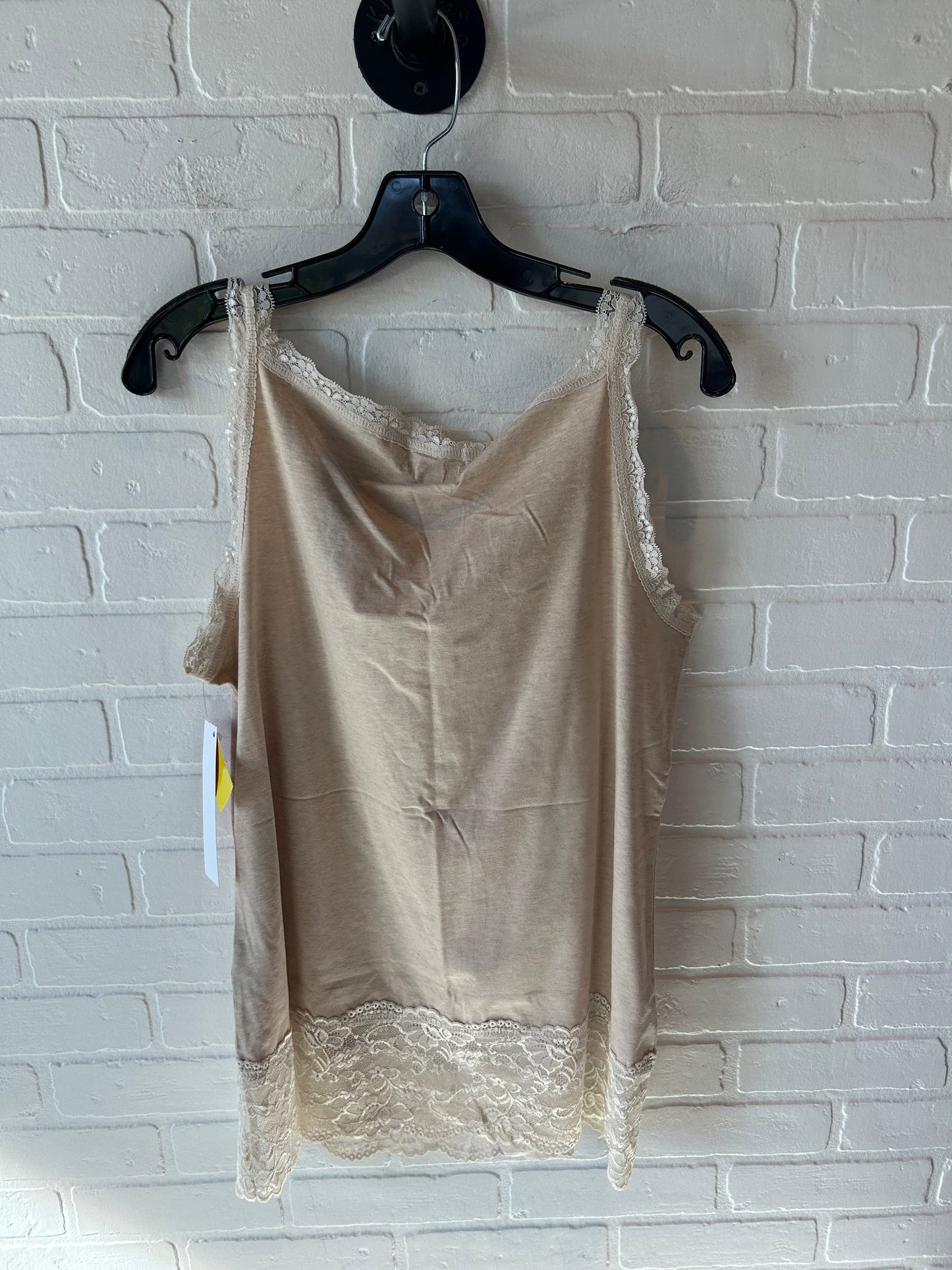 Tank Top By Sundance In Cream, Size: Xl