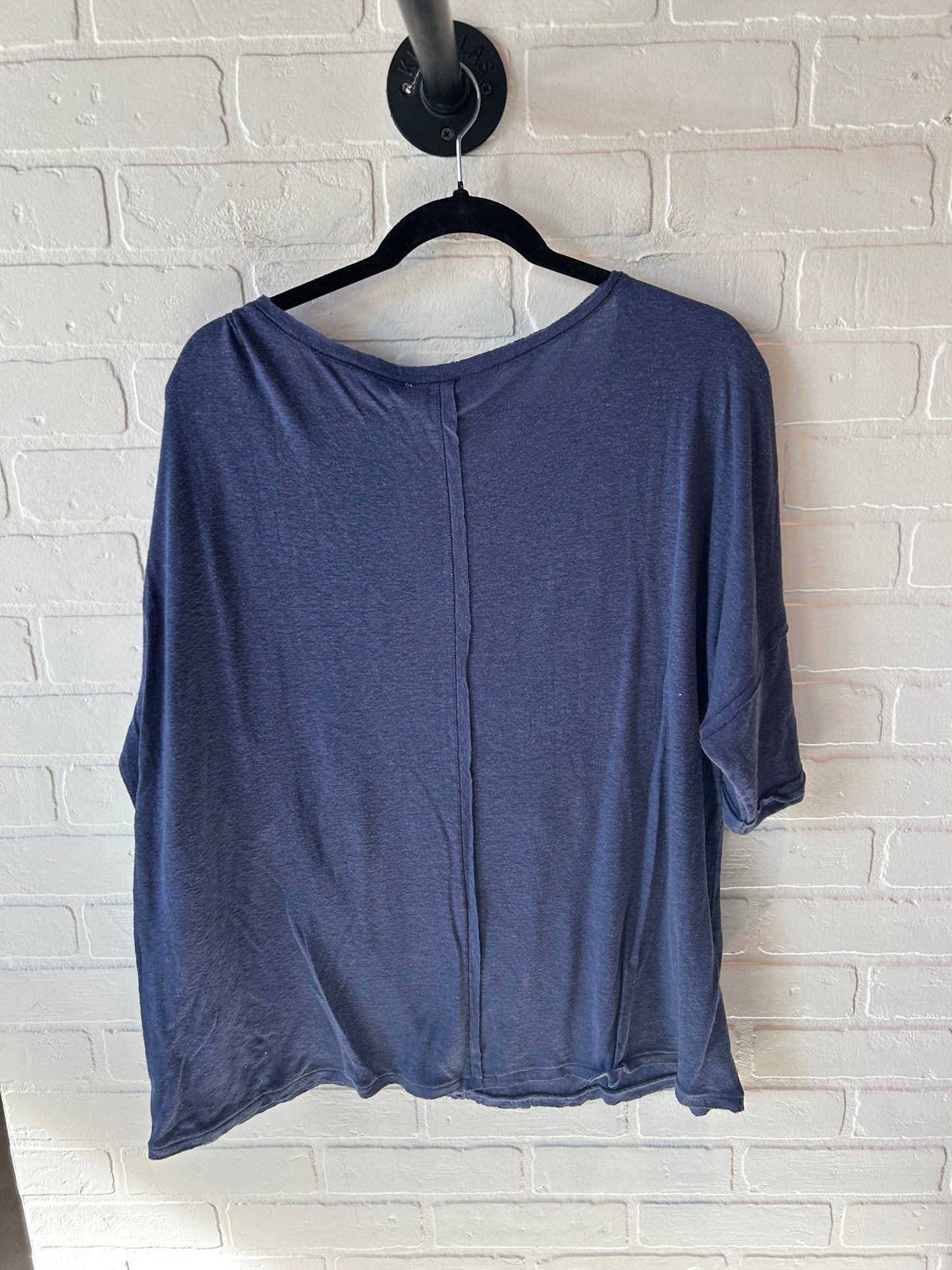 Top Short Sleeve By Sundance In Blue, Size: Xl