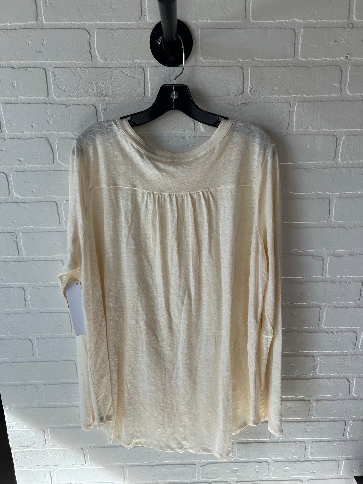 Top Long Sleeve By Sundance In Cream, Size: Xl