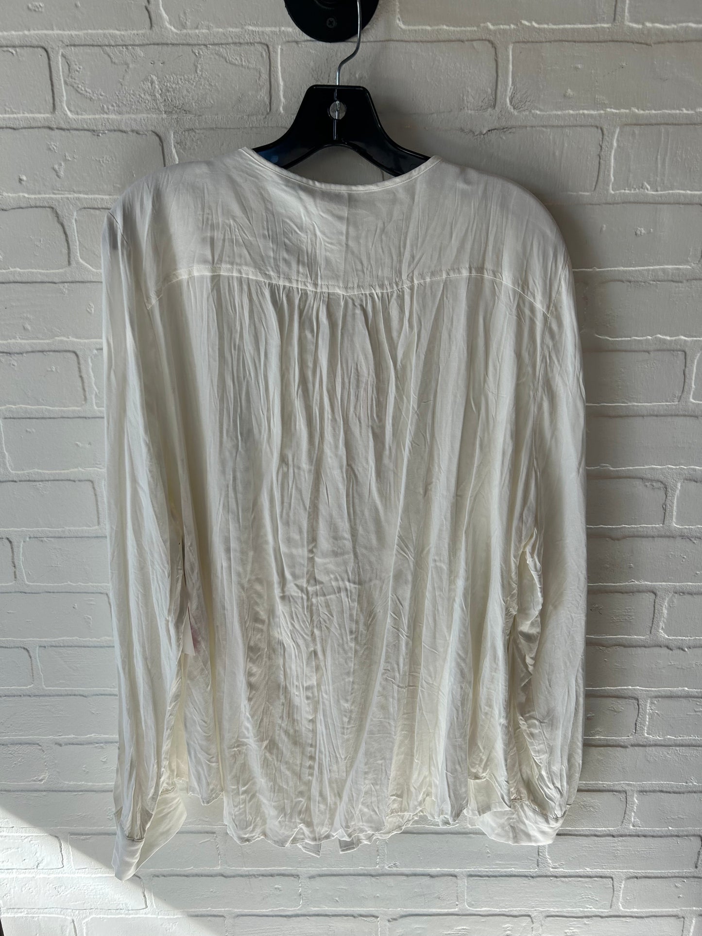 Top Long Sleeve By Sundance In Cream, Size: Xxl