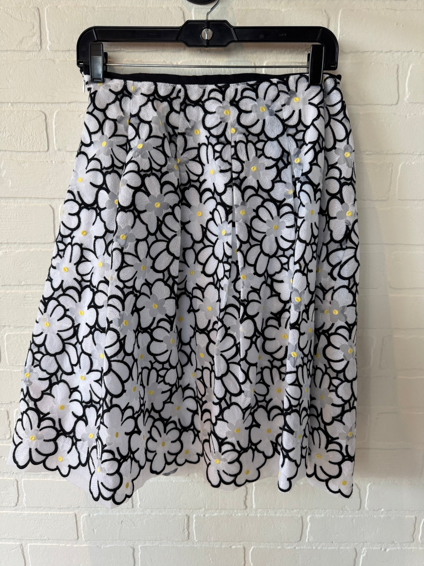 Skirt Midi By Talbots In Black & White, Size: 10p