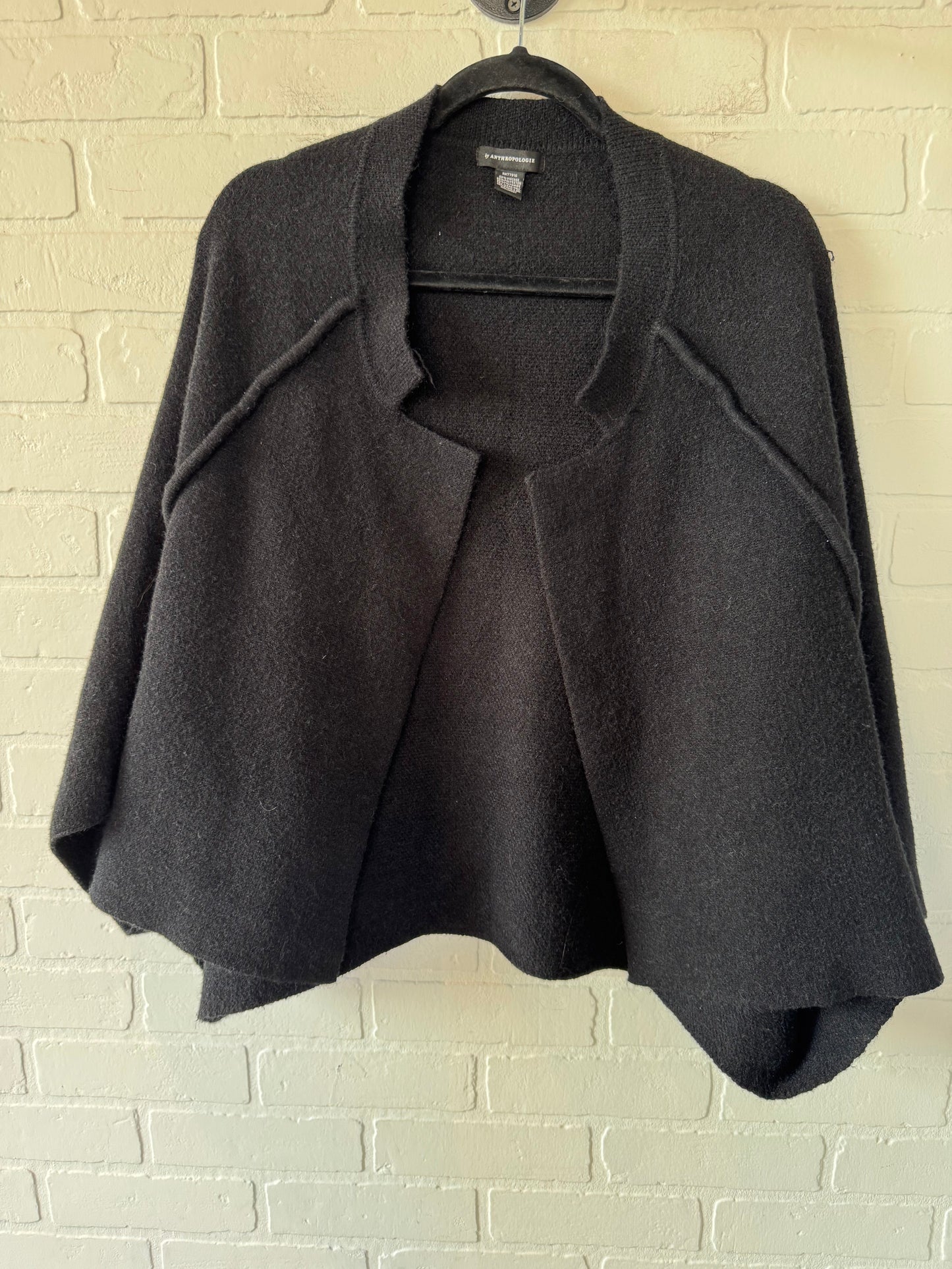 Sweater Cardigan By Anthropologie In Black, Size: Osfm