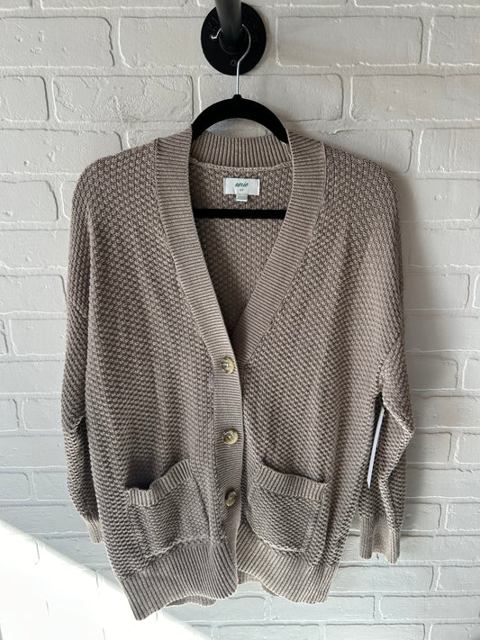 Sweater Cardigan By Aerie In Tan, Size: S