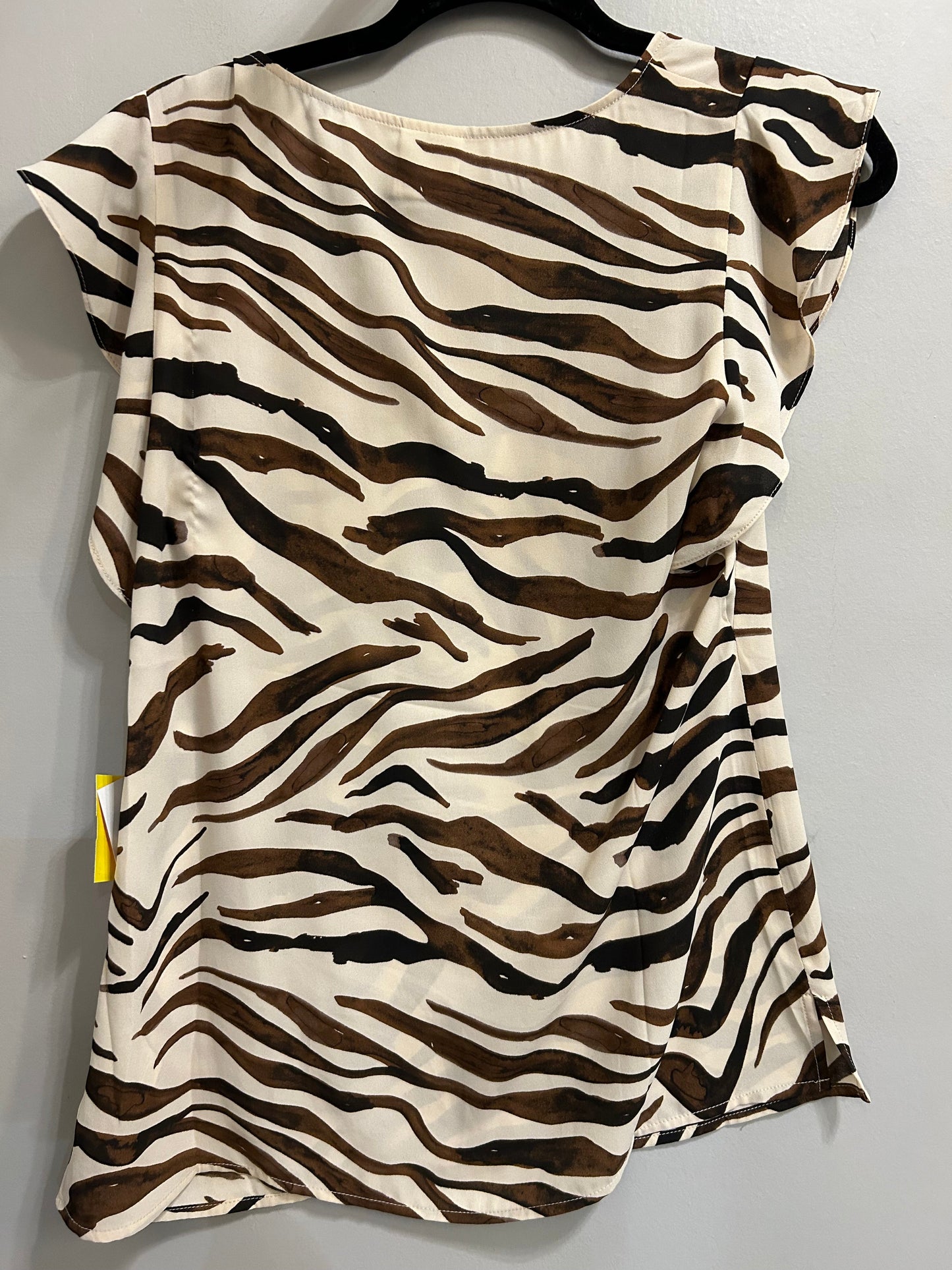 Top Sleeveless By Cabi In Black & Cream, Size: Xs