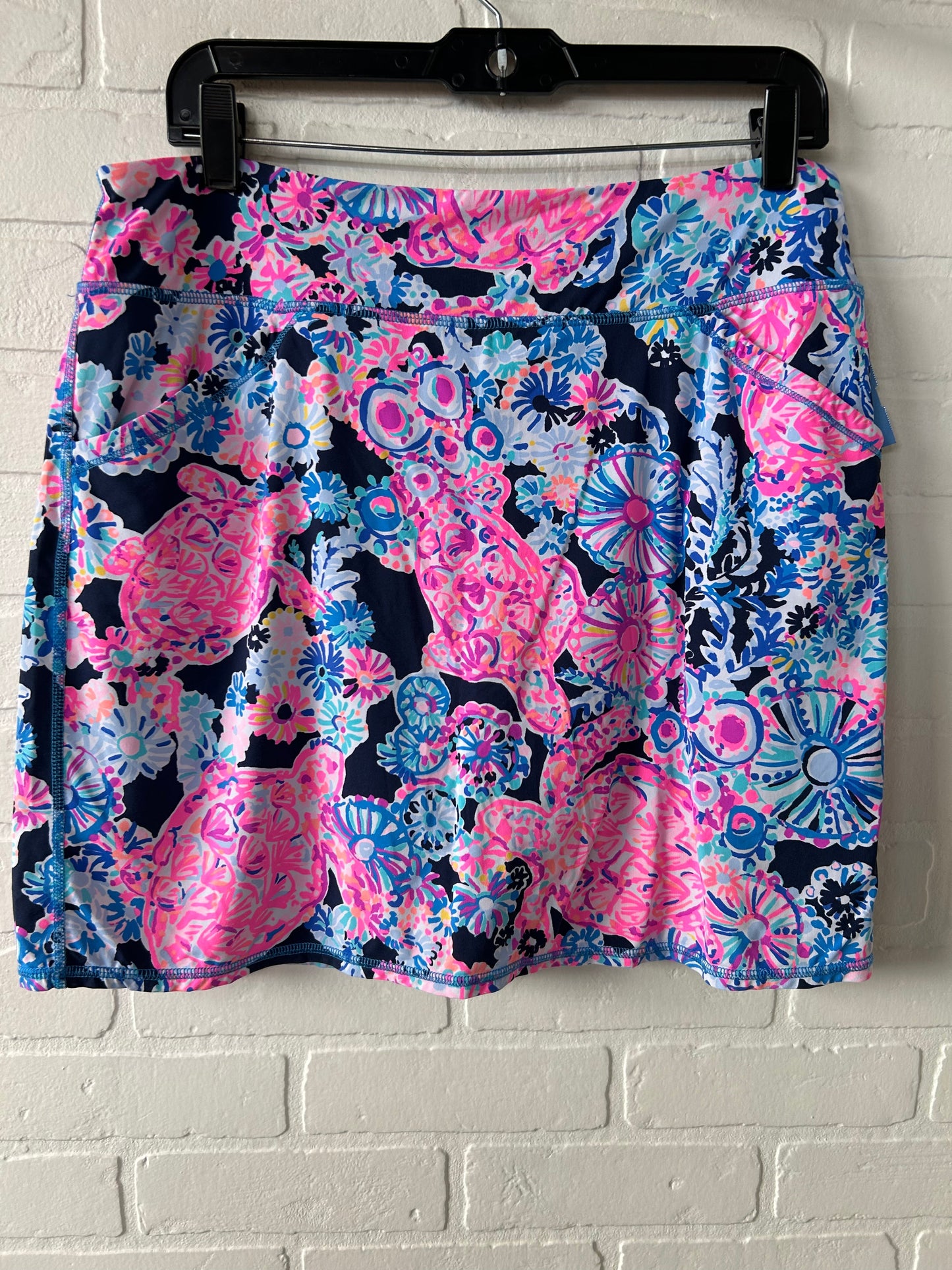 Skort Designer By Lilly Pulitzer In Blue & Pink, Size: 12