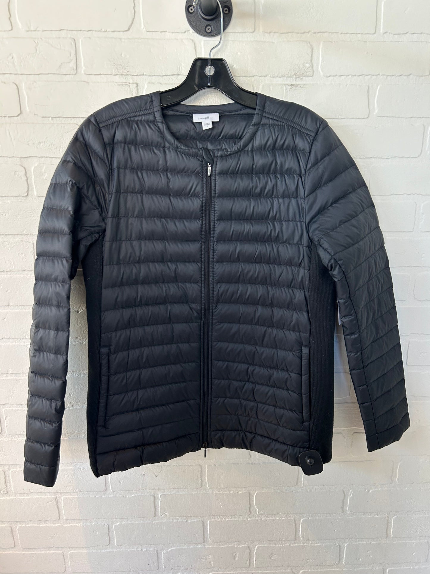 Jacket Puffer & Quilted By Pure Jill In Black, Size: S