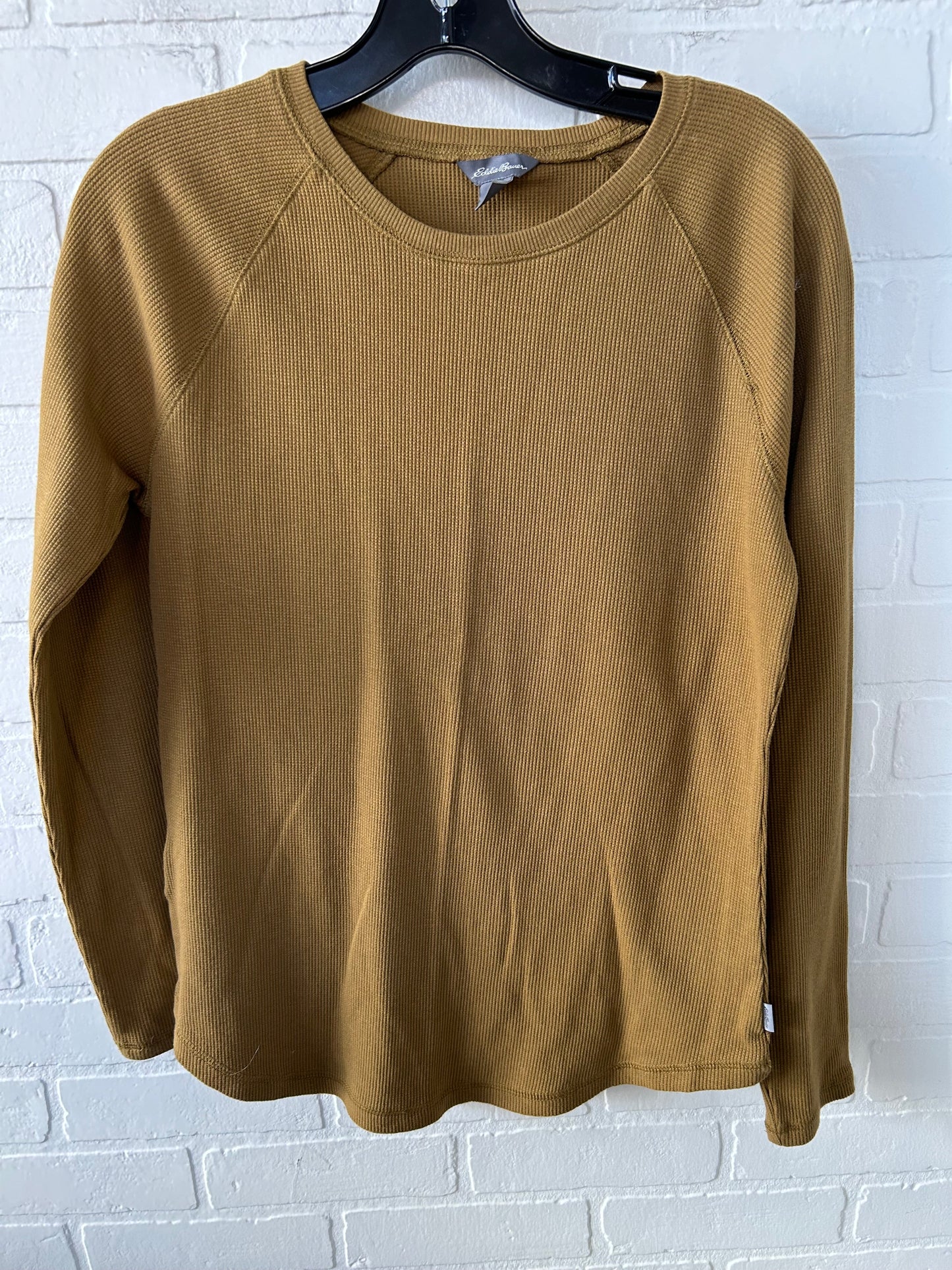 Top Long Sleeve By Eddie Bauer In Yellow, Size: M