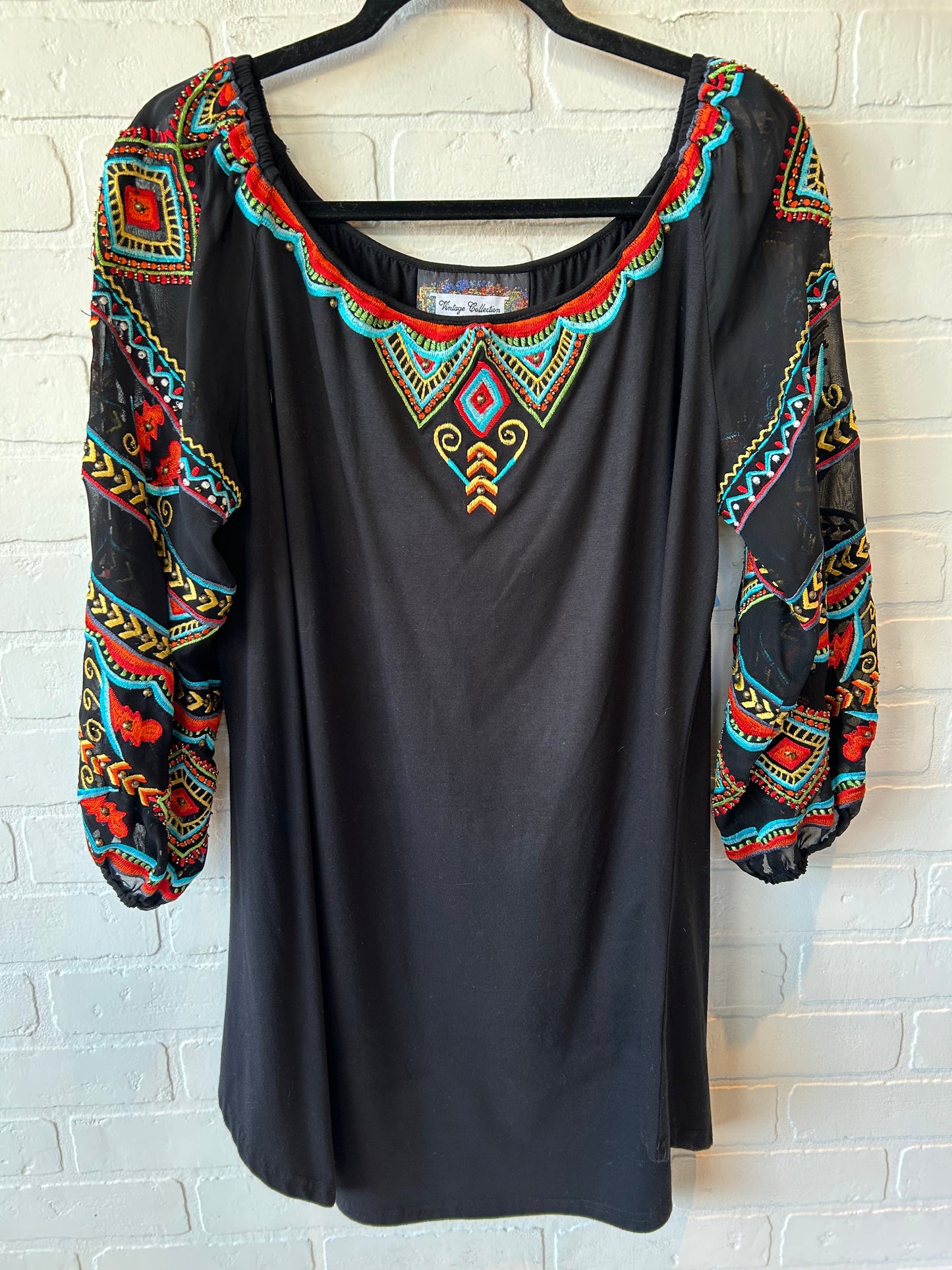 Top Long Sleeve By Cmc In Black, Size: Xl