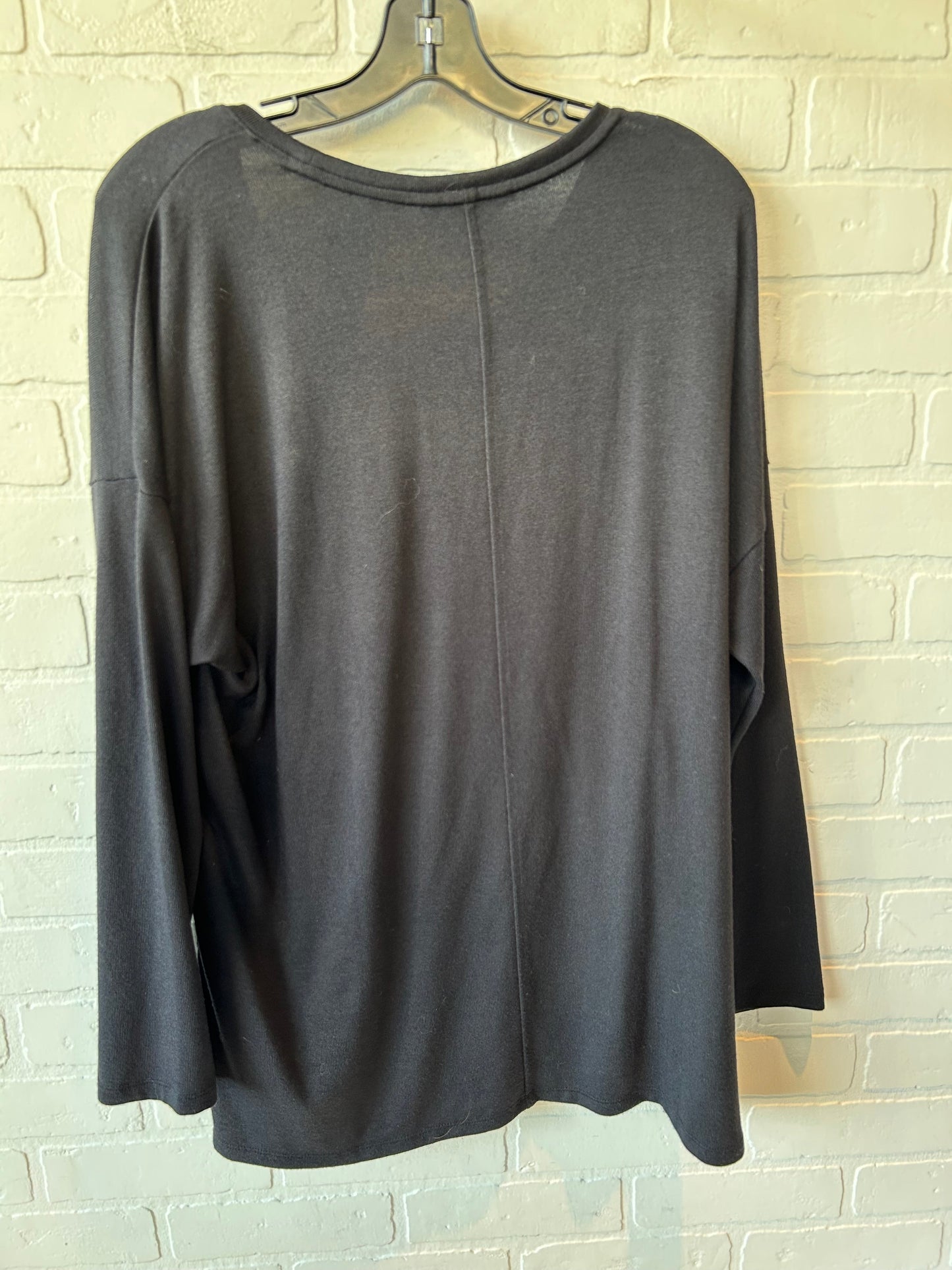 Top Long Sleeve By Banana Republic In Black, Size: Xl