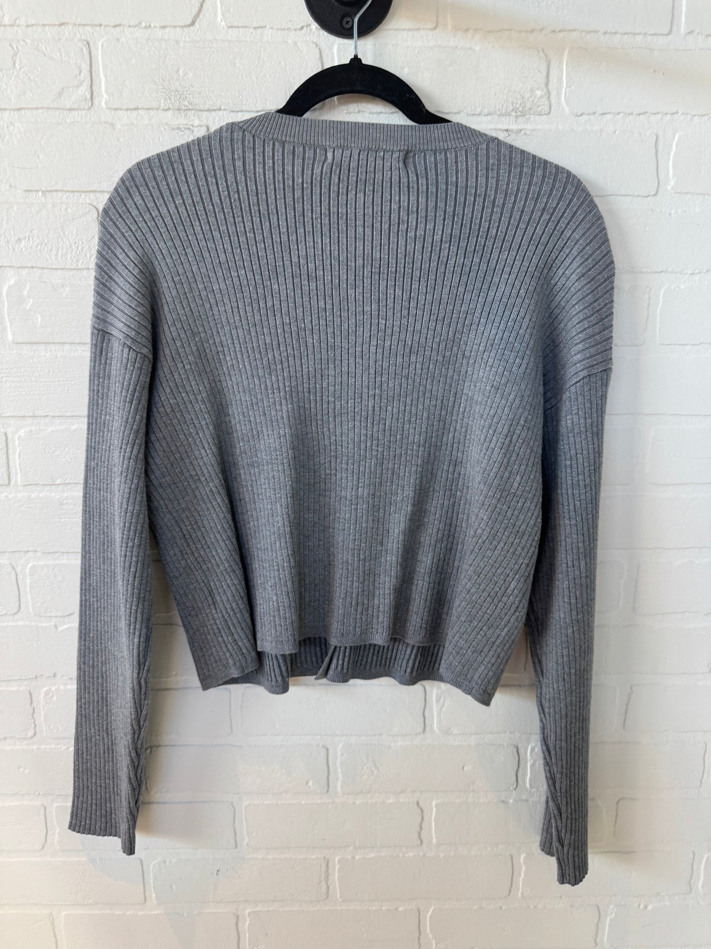 Sweater Cardigan By ADYSON PARKER In Grey, Size: M