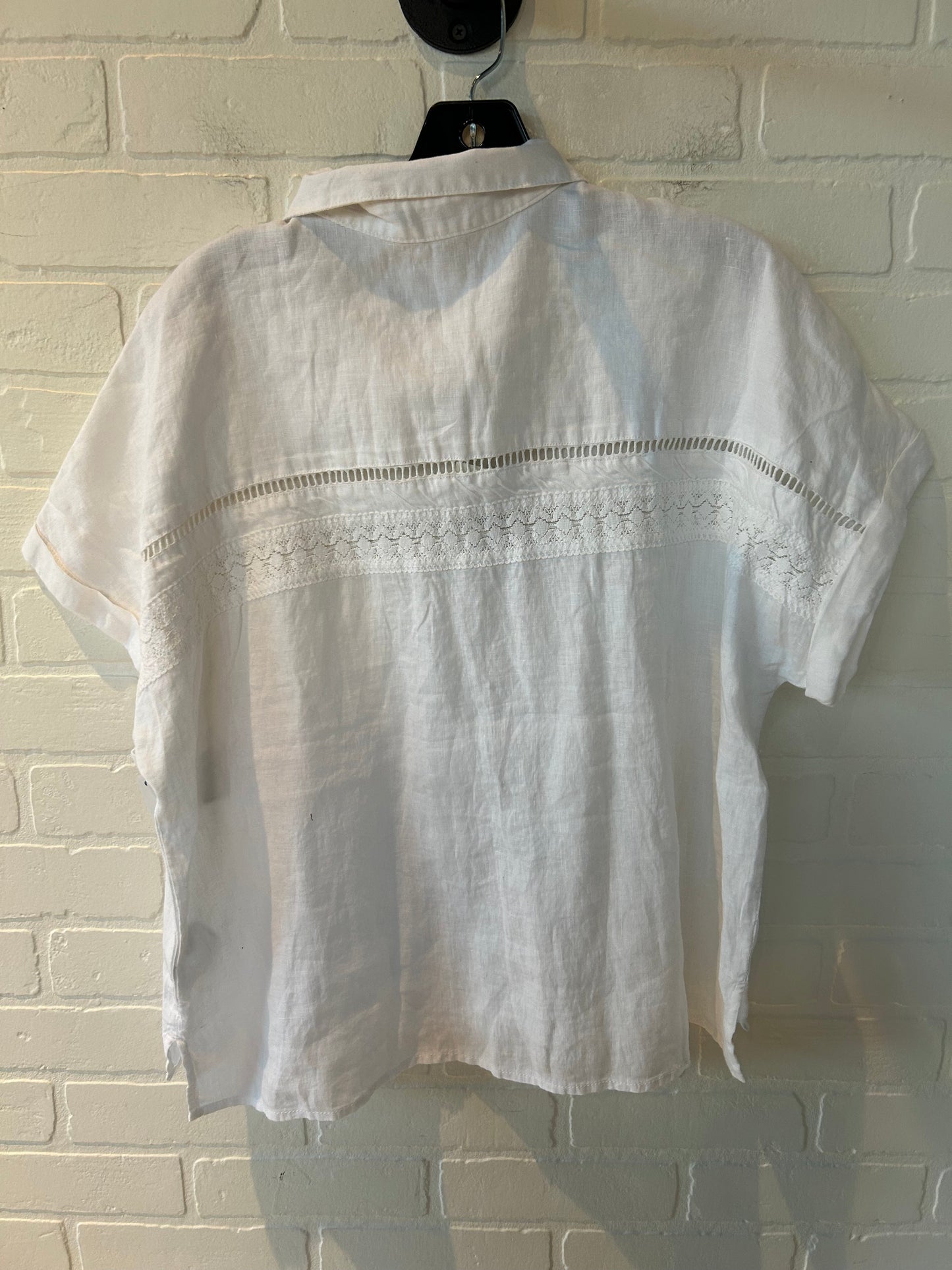 Top Short Sleeve By Joie In White, Size: Xl