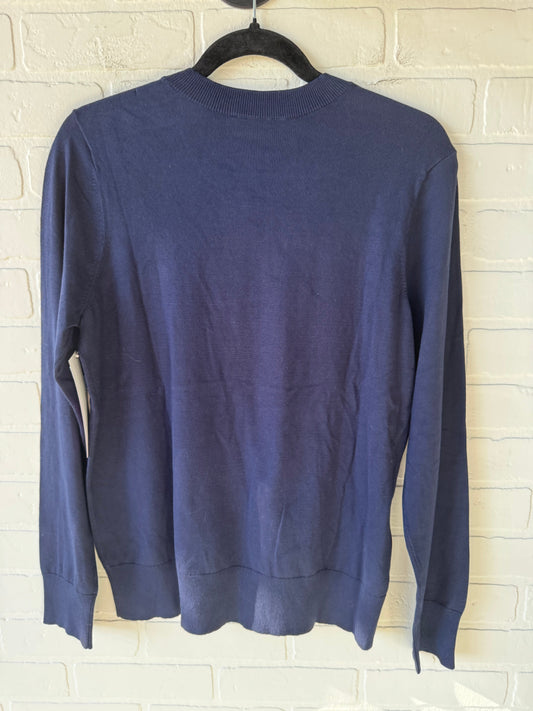 Sweater By Loft In Blue, Size: L