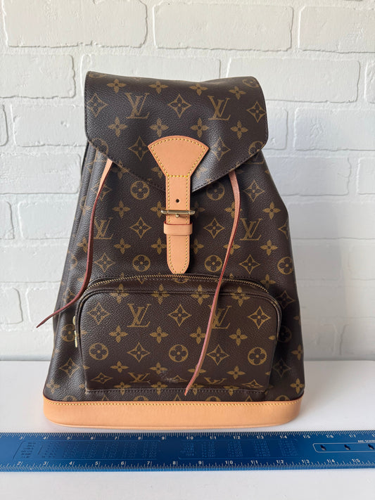 Backpack Luxury Designer By Louis Vuitton, Size: Medium