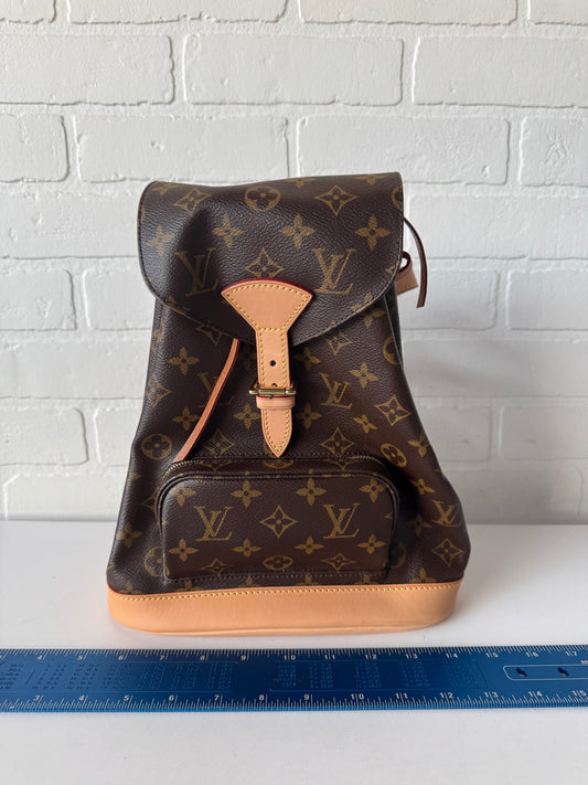 Backpack Luxury Designer By Louis Vuitton, Size: Small