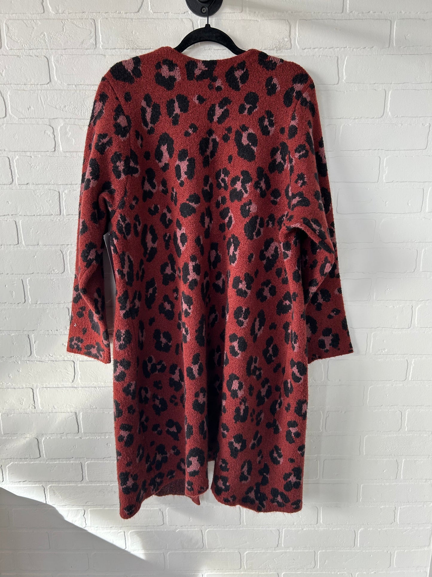 Sweater Cardigan By Torrid In Animal Print, Size: 2x