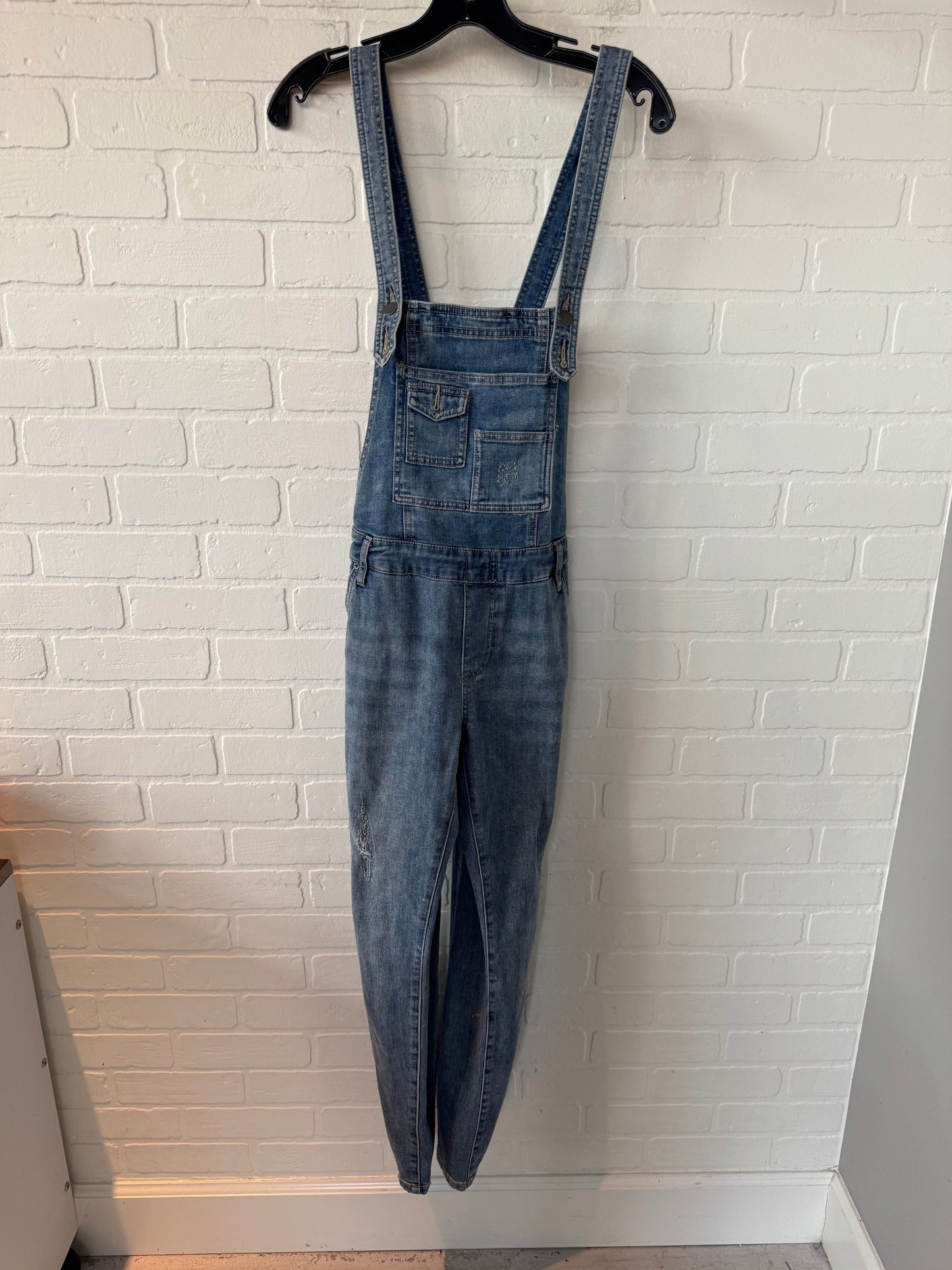 Overalls By Free People In Blue Denim, Size: S