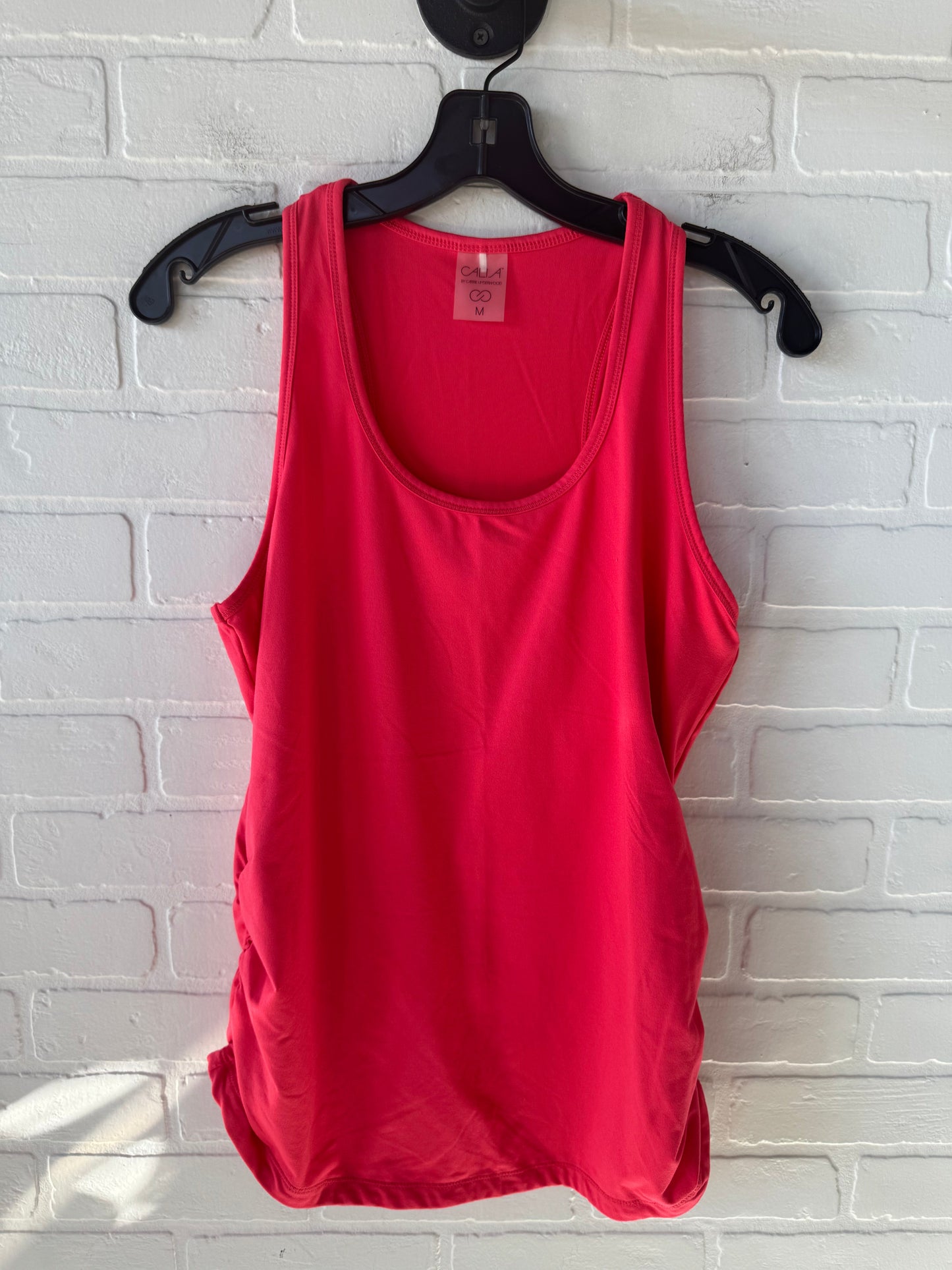 Athletic Tank Top By Calia In Orange, Size: M